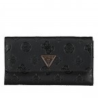 Geldbörse Helaina Black, Farbe: schwarz, Marke: Guess, EAN: 0190231603351, Abmessungen in cm: 19x11x3, Bild 1 von 4