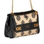 Tasche Katey Natural Black, Farbe: schwarz, Marke: Guess, EAN: 0190231597636, Abmessungen in cm: 26.5x18x8.5, Bild 2 von 7