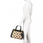 Handtasche Katey Natural Black, Farbe: schwarz, Marke: Guess, EAN: 0190231597667, Abmessungen in cm: 30x23.5x10.5, Bild 4 von 7