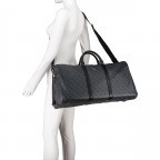 Reisetasche Vezzola Black, Farbe: schwarz, Marke: Guess, EAN: 7628067764937, Abmessungen in cm: 55x33x26, Bild 5 von 6