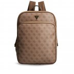 Rucksack Vezzola mit Tablet- und Laptopfach Beige Brown, Farbe: braun, Marke: Guess, EAN: 7628067764227, Abmessungen in cm: 29x40x15, Bild 1 von 2