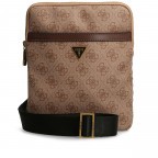 Umhängetasche Milano mit Tabletfach Beige Brown, Farbe: braun, Marke: Guess, EAN: 7628067764173, Abmessungen in cm: 20x23x3, Bild 1 von 7