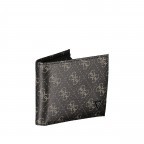 Geldbörse Vezzola Dark Black, Farbe: grau, Marke: Guess, EAN: 7621826494670, Abmessungen in cm: 12x9.5x2, Bild 2 von 5