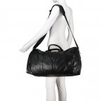 Reisetasche Escape Weekender Black, Farbe: schwarz, Marke: Guess, EAN: 7617076116615, Abmessungen in cm: 55x31x23, Bild 4 von 6