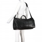 Reisetasche Escape Weekender Black, Farbe: schwarz, Marke: Guess, EAN: 7617076116615, Abmessungen in cm: 55x31x23, Bild 5 von 6