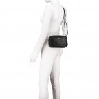 Umhängetasche Escape Black, Farbe: schwarz, Marke: Guess, EAN: 7621826489492, Abmessungen in cm: 21x14x5, Bild 5 von 6