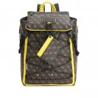 Rucksack Salameda mit Tablet- und Laptopfach Brown Yellow, Farbe: braun, Marke: Guess, EAN: 7621826489911, Abmessungen in cm: 30x45x16, Bild 1 von 3
