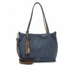 Shopper Elke Bag in Bag zweiteiliges Set Blue, Farbe: blau/petrol, Marke: Emily & Noah, EAN: 4049391336912, Bild 2 von 5