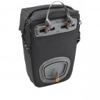 Fahrradtasche Road Master Roll-It Luminum für Gepäckträgerbefestigung Black, Farbe: schwarz, Marke: Vaude, EAN: 4062218380189, Abmessungen in cm: 33x40x18, Bild 2 von 4
