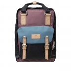 Rucksack Reborn Series Macaroon mit Laptopfach 14 Zoll Volumen 16 Liter Plum Denim, Farbe: flieder/lila, Marke: Doughnut, EAN: 4895222508559, Abmessungen in cm: 27x38x13, Bild 1 von 13