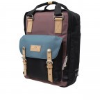 Rucksack Reborn Series Macaroon mit Laptopfach 14 Zoll Volumen 16 Liter Plum Denim, Farbe: flieder/lila, Marke: Doughnut, EAN: 4895222508559, Abmessungen in cm: 27x38x13, Bild 2 von 13