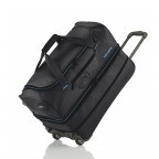 Reisetasche Basics Schwarz Blau, Farbe: schwarz, Marke: Travelite, EAN: 4027002056701, Abmessungen in cm: 55x32x29, Bild 4 von 5