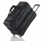 Reisetasche Basics Schwarz Blau, Farbe: schwarz, Marke: Travelite, EAN: 4027002056763, Abmessungen in cm: 70x38x37, Bild 2 von 5