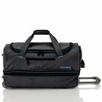 Reisetasche Basics Schwarz Blau, Farbe: schwarz, Marke: Travelite, EAN: 4027002056701, Abmessungen in cm: 55x32x29, Bild 2 von 5