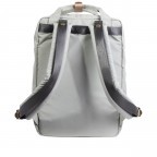 Rucksack Jungle Series Macaroon mit Laptopfach 13 Zoll Volumen 16 Liter Light Grey Navy, Farbe: grau, Marke: Doughnut, EAN: 4895222507477, Abmessungen in cm: 28x38x11, Bild 3 von 12