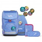 Schulranzen Cubo Set 5-teilig Modell 2022 Bärzaubernd, Farbe: blau/petrol, Marke: Ergobag, EAN: 4057081119493, Abmessungen in cm: 25x40x20, Bild 1 von 12
