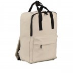 Fahrradtasche Rucksack mit Gepäckträgerbefestigung Beige, Farbe: beige, Marke: Blackbeat, EAN: 4066727000293, Abmessungen in cm: 26x35x10, Bild 2 von 4