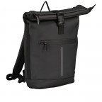 Fahrradtasche / Rucksack für Gepäckträgerbefestigung Schwarz, Farbe: schwarz, Marke: Blackbeat, EAN: 4066727000347, Abmessungen in cm: 20x33x10, Bild 2 von 10