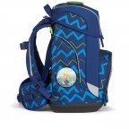 Schulranzen Cubo Set 5-teilig Modell 2022 FallrückziehBär, Farbe: blau/petrol, Marke: Ergobag, EAN: 4057081119523, Abmessungen in cm: 25x40x20, Bild 3 von 12