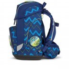 Schulranzen Cubo Set 5-teilig Modell 2022 FallrückziehBär, Farbe: blau/petrol, Marke: Ergobag, EAN: 4057081119523, Abmessungen in cm: 25x40x20, Bild 4 von 12