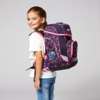 Schulranzen Cubo Lumi Edition Set 5-teilig Modell 2022 Bärmuda Viereck, Farbe: flieder/lila, Marke: Ergobag, EAN: 4057081119608, Abmessungen in cm: 25x40x20, Bild 6 von 7