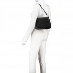 Tasche Bente Saddle Black Silver, Farbe: schwarz, Marke: Seidenfelt, EAN: 4251817617509, Abmessungen in cm: 25x20x5, Bild 4 von 7