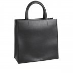 Handtasche Bente Paperbag Black Silver, Farbe: schwarz, Marke: Seidenfelt, EAN: 4251817617387, Abmessungen in cm: 33x31x13, Bild 2 von 6