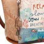 Handtasche Mediterranean Short Handle Bag Beige, Farbe: beige, Marke: Anekke, EAN: 8434172165205, Bild 9 von 10