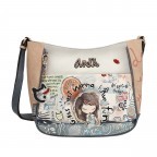 Umhängetasche Fun & Music Crossbody Bag Hellblau, Farbe: blau/petrol, Marke: Anekke, EAN: 8434172157309, Abmessungen in cm: 32x26x13, Bild 2 von 10