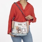 Umhängetasche Fun & Music Crossbody Bag Hellblau, Farbe: blau/petrol, Marke: Anekke, EAN: 8434172157309, Abmessungen in cm: 32x26x13, Bild 6 von 10