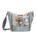 Umhängetasche Fun & Music Crossbody Bag Hellblau, Farbe: blau/petrol, Marke: Anekke, EAN: 8434172157408, Bild 2 von 11
