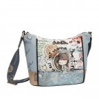 Umhängetasche Fun & Music Crossbody Bag Hellblau, Farbe: blau/petrol, Marke: Anekke, EAN: 8434172157408, Bild 3 von 11
