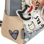 Rucksack Fun & Music Backpack Hellblau, Farbe: blau/petrol, Marke: Anekke, EAN: 8434172158405, Abmessungen in cm: 26x32x10, Bild 9 von 10