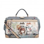 Reisetasche Fun & Music Travel Bag mit Bügelverschluss Hellblau, Farbe: blau/petrol, Marke: Anekke, EAN: 8434172159808, Abmessungen in cm: 49x30x21, Bild 1 von 10