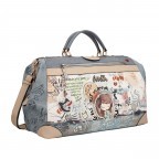 Reisetasche Fun & Music Travel Bag mit Bügelverschluss Hellblau, Farbe: blau/petrol, Marke: Anekke, EAN: 8434172159808, Abmessungen in cm: 49x30x21, Bild 3 von 10