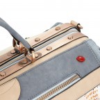 Reisetasche Fun & Music Travel Bag mit Bügelverschluss Hellblau, Farbe: blau/petrol, Marke: Anekke, EAN: 8434172159808, Abmessungen in cm: 49x30x21, Bild 10 von 10