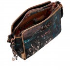 Umhängetasche Mediterranean Crossbody Bag Schwarz, Farbe: schwarz, Marke: Anekke, EAN: 8434172175303, Abmessungen in cm: 26x19x9, Bild 6 von 7