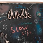 Umhängetasche Mediterranean Crossbody Bag Schwarz, Farbe: schwarz, Marke: Anekke, EAN: 8434172175303, Abmessungen in cm: 26x19x9, Bild 7 von 7