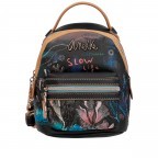Rucksack Mediterranean Backpack Schwarz, Farbe: schwarz, Marke: Anekke, EAN: 8434172175709, Abmessungen in cm: 17x21x10, Bild 1 von 6
