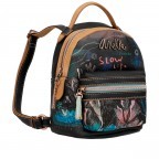 Rucksack Mediterranean Backpack Schwarz, Farbe: schwarz, Marke: Anekke, EAN: 8434172175709, Abmessungen in cm: 17x21x10, Bild 2 von 6