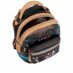 Rucksack Mediterranean Backpack Schwarz, Farbe: schwarz, Marke: Anekke, EAN: 8434172175709, Abmessungen in cm: 17x21x10, Bild 5 von 6