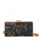 Geldbörse Mediterranean Wallet mit Handschlaufe Black, Farbe: schwarz, Marke: Anekke, EAN: 8434172175907, Abmessungen in cm: 18.5x10x3, Bild 1 von 8
