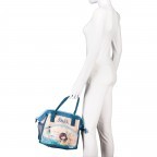 Handtasche / Kühltasche Mediterranean Lunchbag Hellblau, Farbe: blau/petrol, Marke: Anekke, EAN: 8434172210707, Abmessungen in cm: 28.5x24.5x21.5, Bild 4 von 8