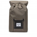Rucksack Retreat Rubber Straps Volumen 18 Liter Bungee Cord Black, Farbe: braun, Marke: Herschel, EAN: 0828432544820, Abmessungen in cm: 34x46x12, Bild 5 von 5