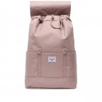 Rucksack Retreat Small Eco Rubber Straps Volumen 14.5 Liter Ash Rose, Farbe: rosa/pink, Marke: Herschel, EAN: 0828432551293, Abmessungen in cm: 27.9x41.9x14, Bild 6 von 6