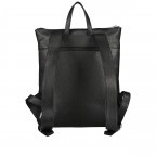 Rucksack Como M 23 Schwarz, Farbe: schwarz, Marke: Flanigan, EAN: 4035486011314, Abmessungen in cm: 26.5x35x9, Bild 4 von 7