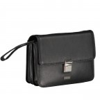 Handgelenktasche Alba 412 Schwarz, Farbe: schwarz, Marke: Flanigan, EAN: 4035486011697, Abmessungen in cm: 22x16x8, Bild 2 von 6