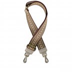Schulterriemen Bordüre Goldkarabiner Ecru, Farbe: beige, Marke: Hausfelder Manufaktur, EAN: 4065646009646, Bild 1 von 2