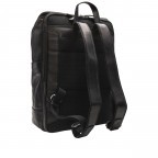 Rucksack Hyde Park Robbie MVZ Black, Farbe: schwarz, Marke: Strellson, EAN: 4053533852963, Abmessungen in cm: 29x40x14, Bild 3 von 5