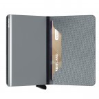 Geldbörse Slimwallet Carbon mit RFID-Schutz Cool Grey, Farbe: grau, Marke: Secrid, EAN: 8718215289388, Abmessungen in cm: 6.8x10.2x1.6, Bild 4 von 5